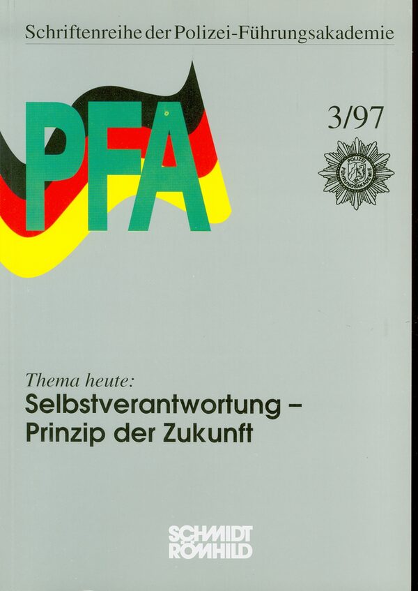 Selbstverantwortung - Prinzip der Zukunft. - Lübeck : Schmidt-Römhild, 1997.  
Umfang  96 S. - ISBN 3-7950-0131-5