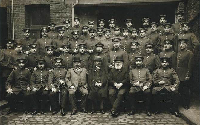 Polizeischule Düsseldorf 1908