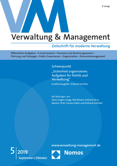 Zeitschrift Verwaltung & Management 5/2019